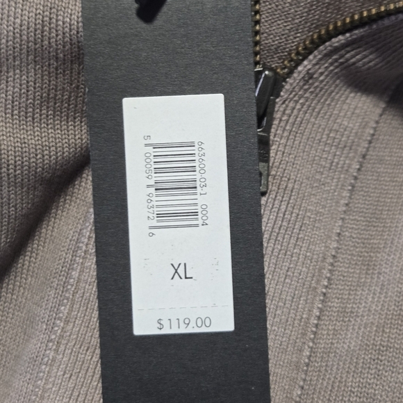 Banana Republic Mens Supima Mock Neck Knit Full Zip Sweater Jacket XL - Picture 7 of 9